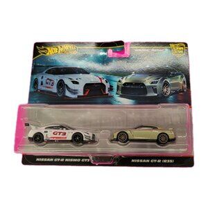 2025 Hot Wheels 2 Pack Nissan GT-R Nismo GT3, Nissan GT-R (R35),